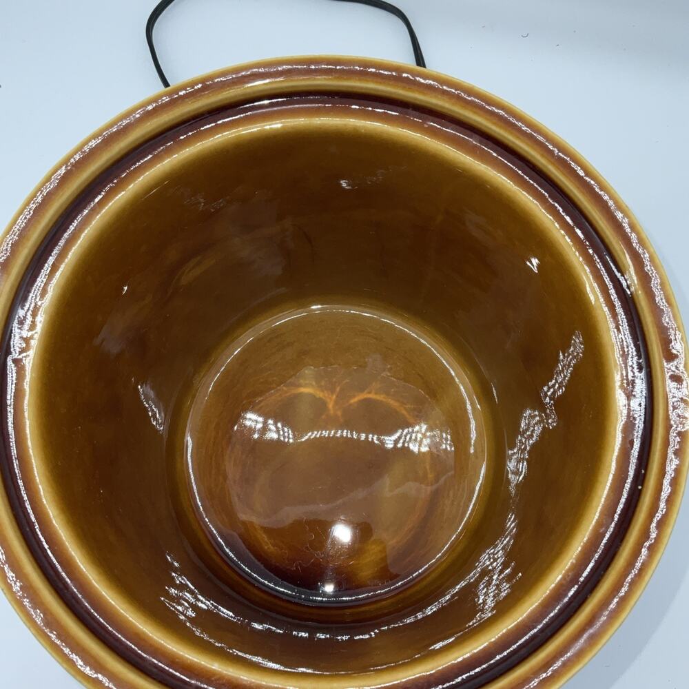 Vintage USA Rival Crock Pot Slow Cooker 3100/2 Retro Orange - Picture 6 of 8